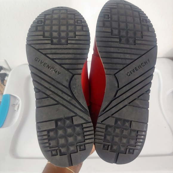 Givenchy Active Elastic Band Running Sneakers Sz 9 Red $735 - Picture 5 of 6